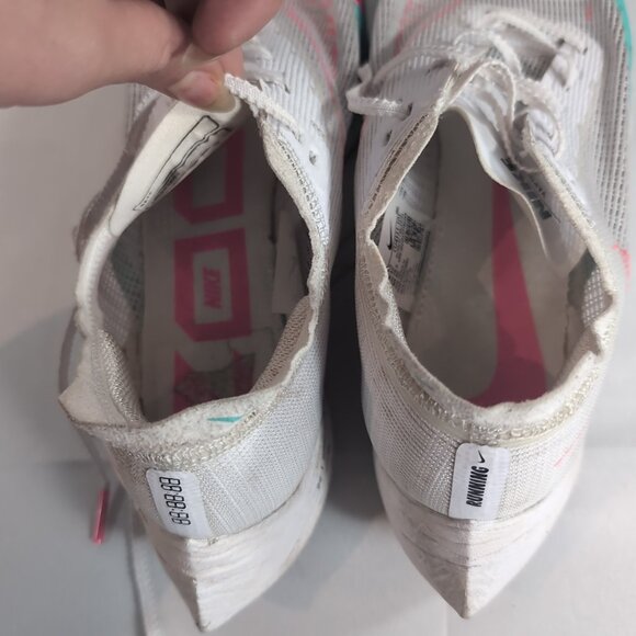 Nike ZoomX Vaporfly Next% 2 CU4111-101 US 8.5 M 10 W White Watermelon Pink Blue - Picture 16 of 16